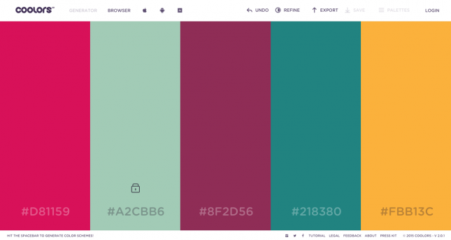 5 Sites To Find Color Themes