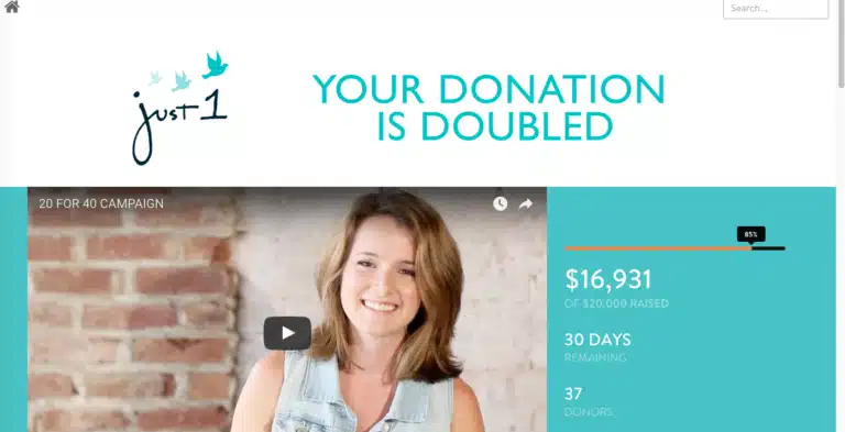 how to promote matching gifts with campaign