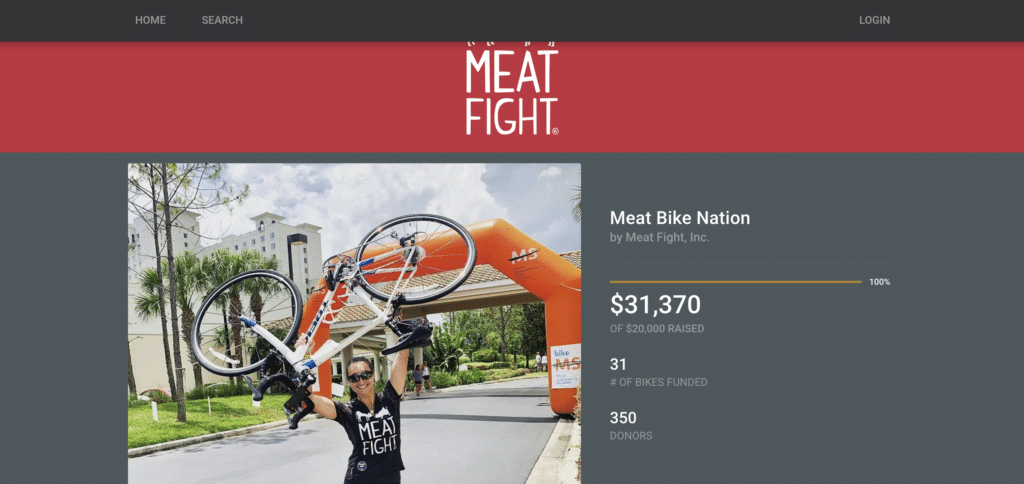 meat-fight-peer-to-peer-fundraising
