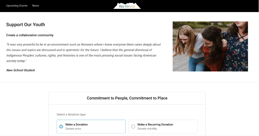 storytelling-raz-refuge-donation-page