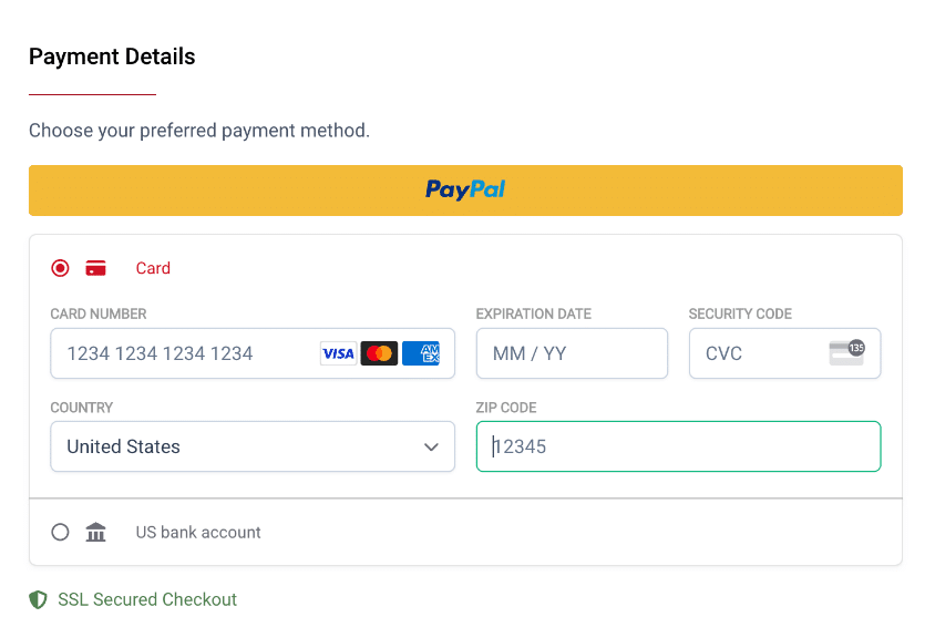 CauseVox donation form