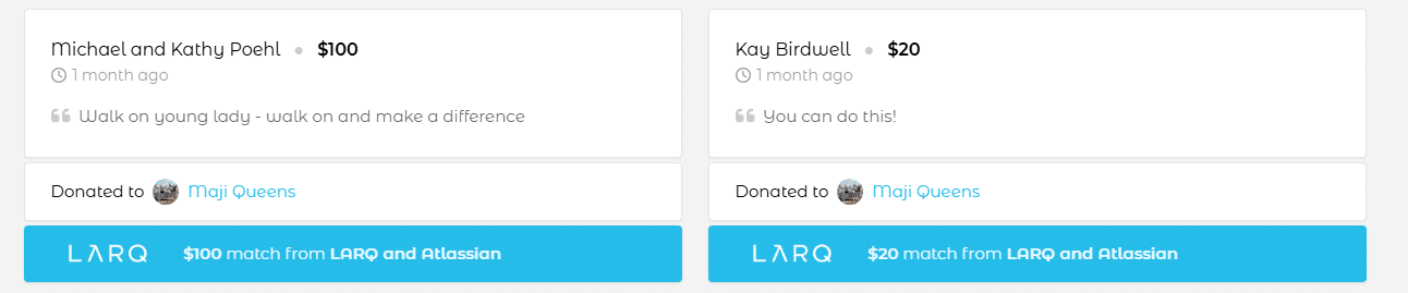 Donations matched on the H2gO challenge campaign