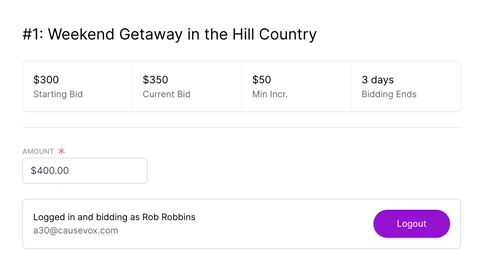 bid form
