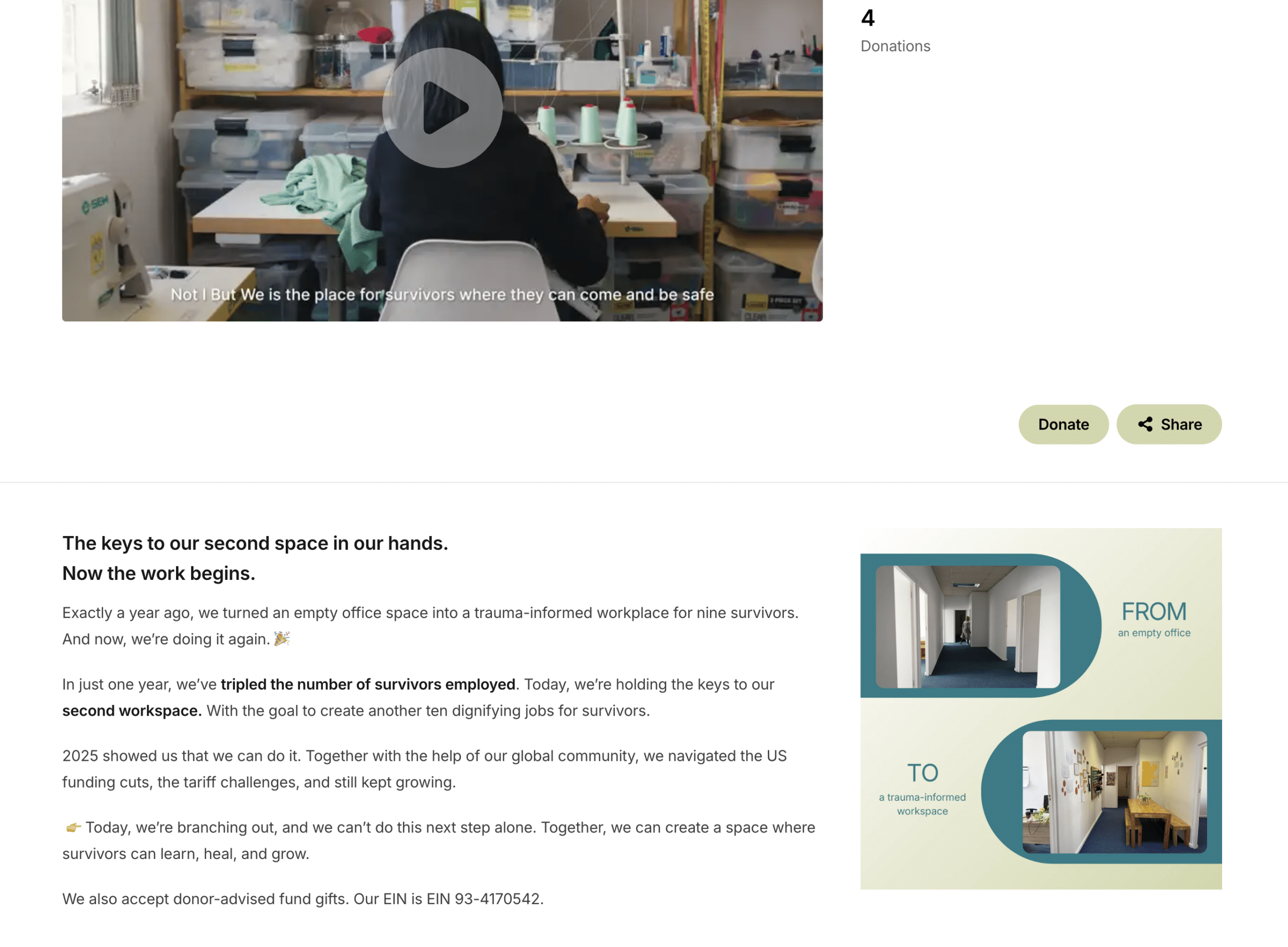 EIN-on-donation-page