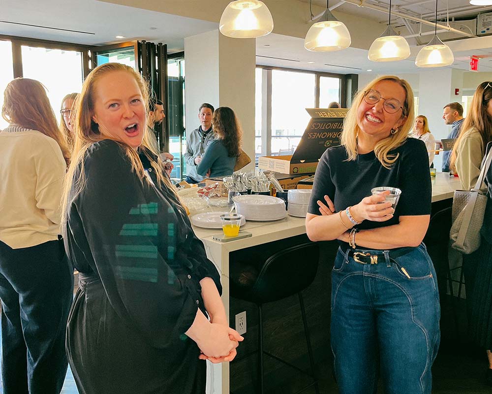 Nonprofit professionals networking at a CauseVox Nonprofit Club meetup